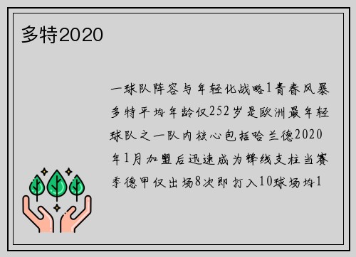 多特2020